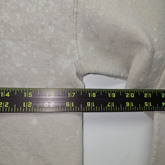 Punchy Western Cowgirl Sweatshirt Rodeo Graphic Pullover No Tag Stained Sleeves - Picture 8 of 15